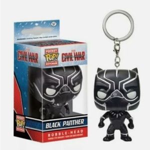 🎉HP🎉 Funko Pop Keychain Black Panther Action Figure